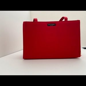 Kate Spade Vintage Red Satin Shoulder Bag